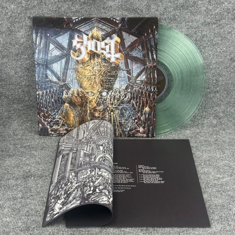 Ghost Impera Vinyl LP Coke Bottle Clear Translucent Green LVR02408 2022 Booklet